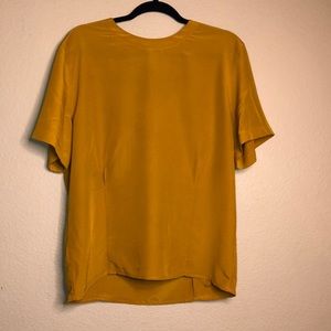 Vintage mustard blouse